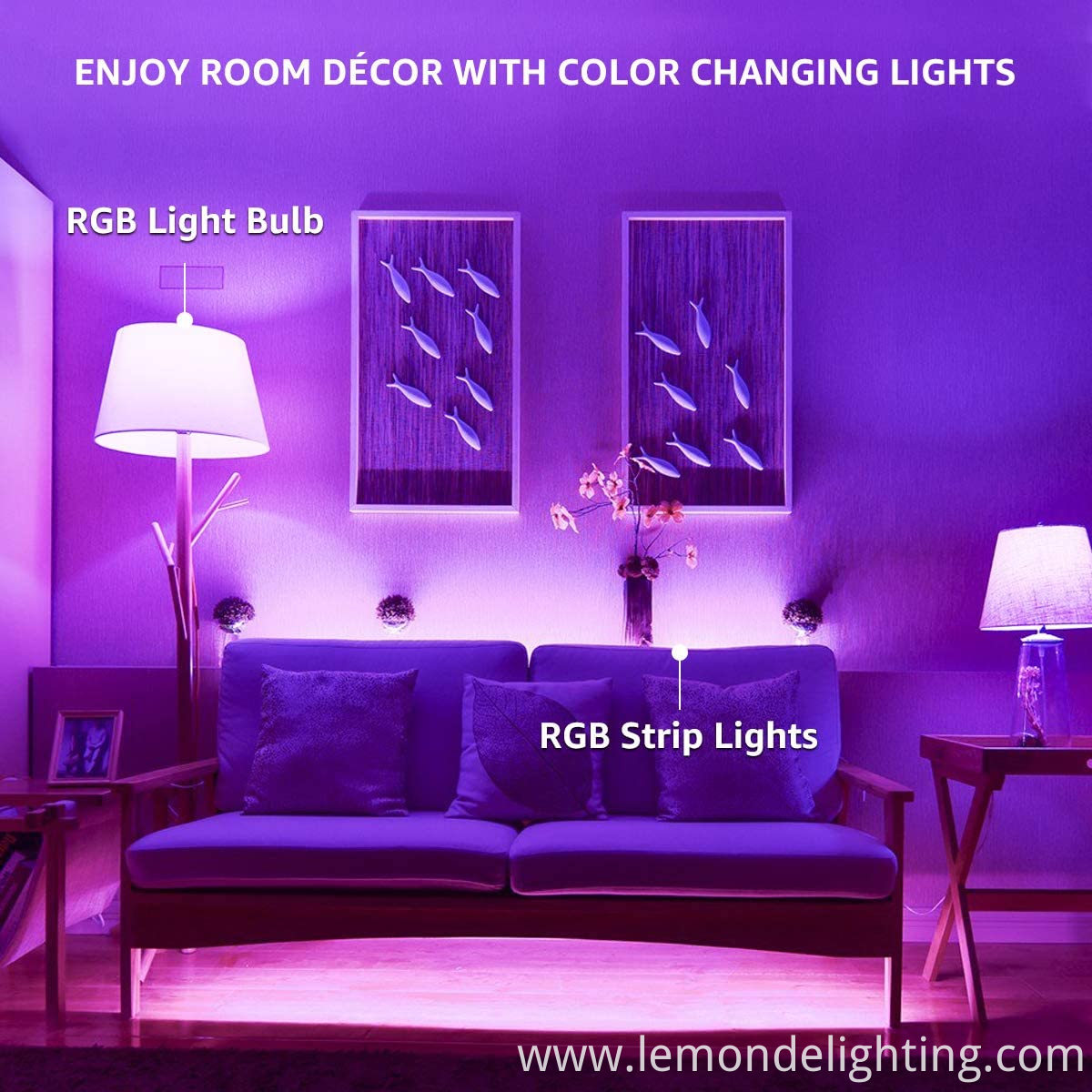 rgb light lamp